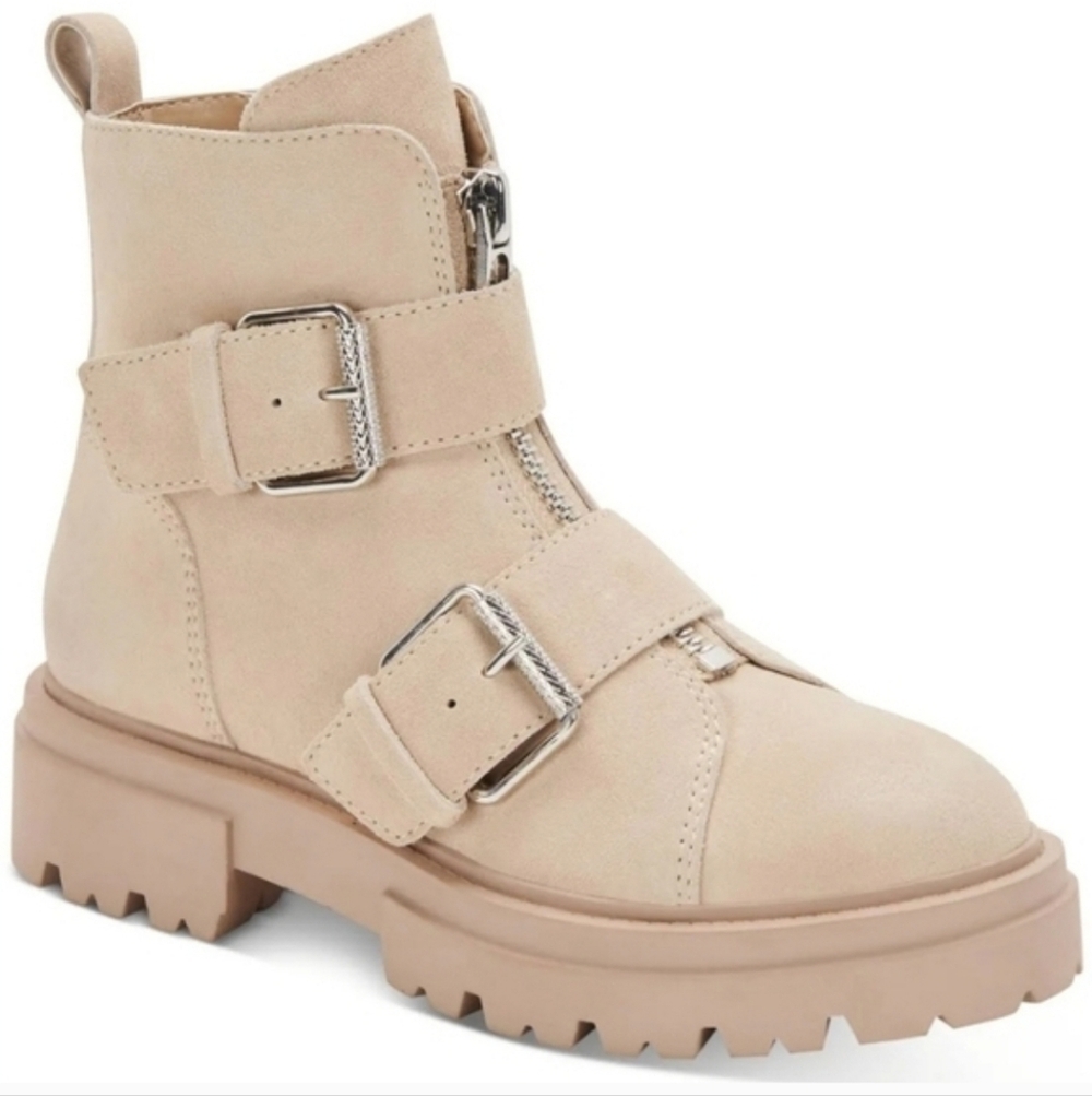 NEW- $160 DOLCE VITA Avari Buckle Tan Ankle Boot- 7.5